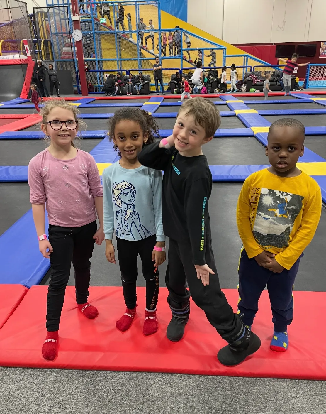 Photo of daycare kids at Aerosports Trampoline Facility